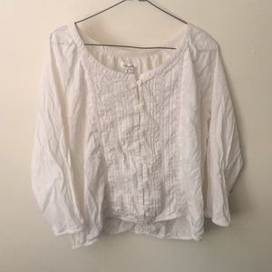 Aero lace 3/4 sleeve shirt
